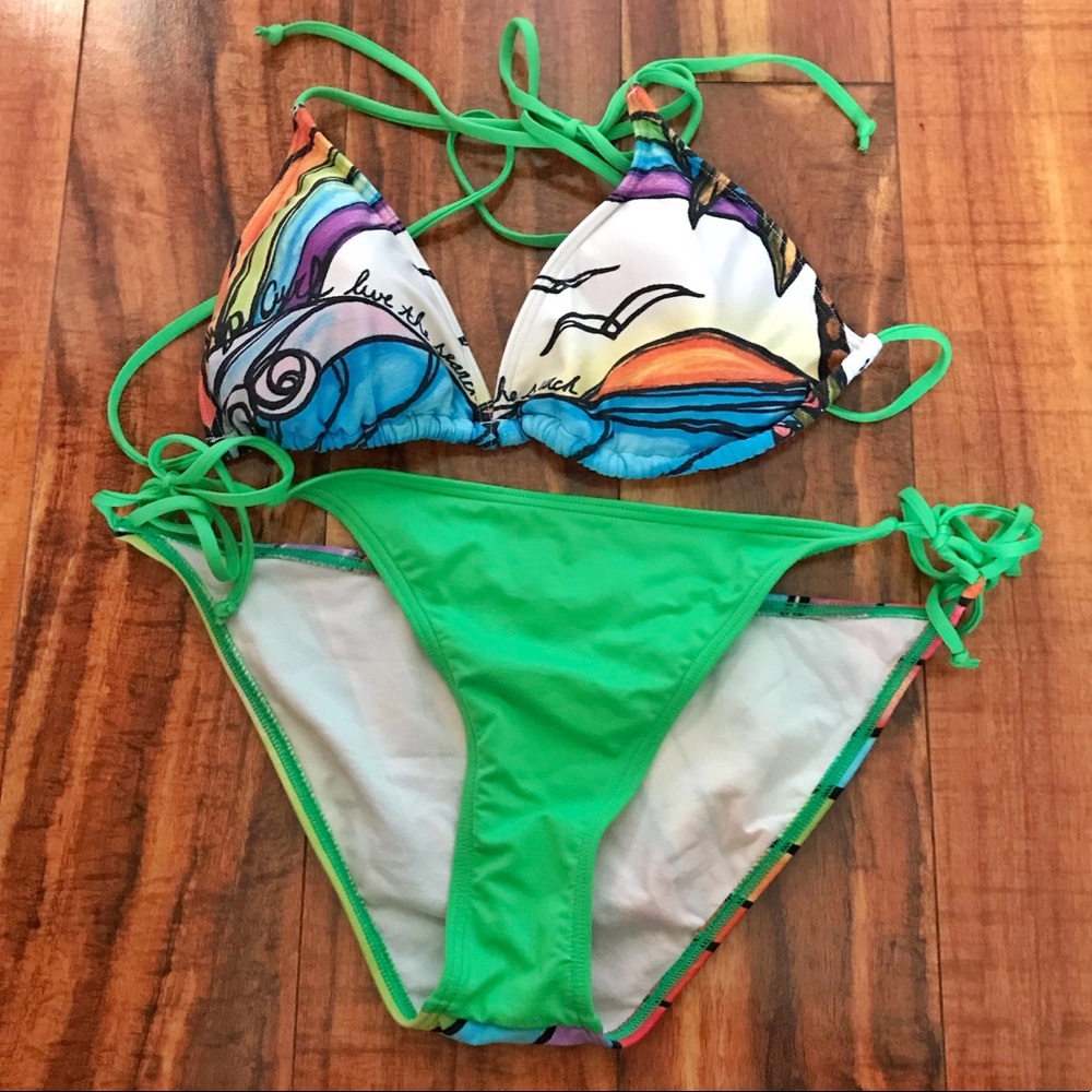 Rip Curl bikini top and bottom